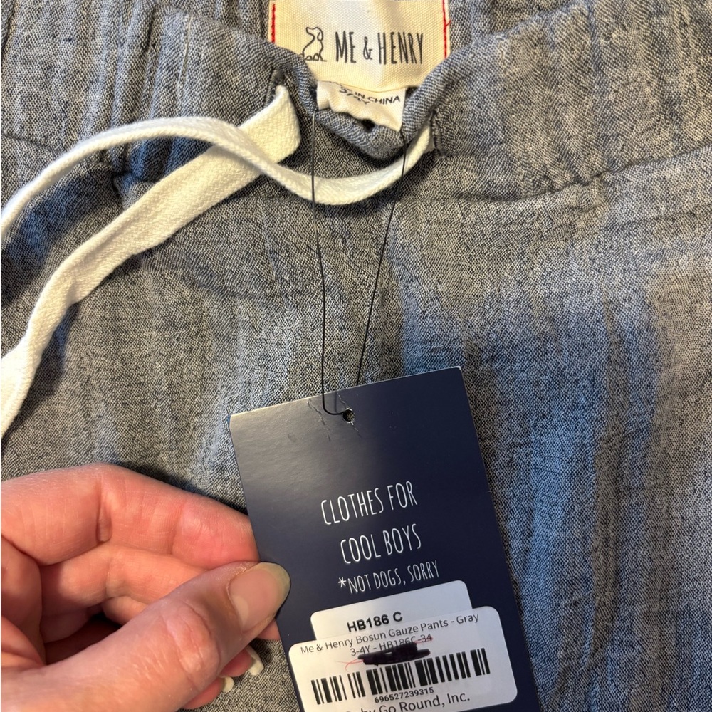 Rylee + Cru Gray Kids Casual Bottoms